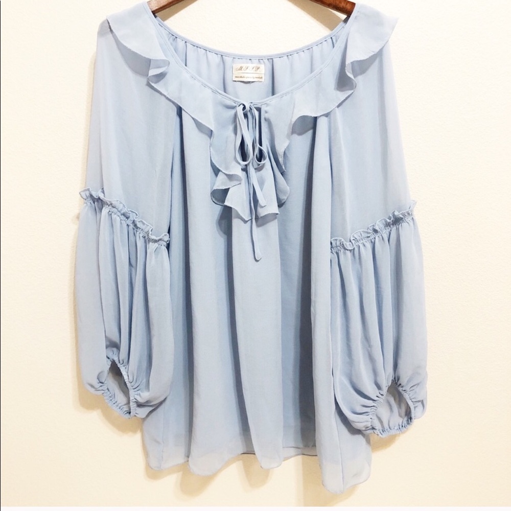 Max Studio Specialty Products | Ruffled Blouse